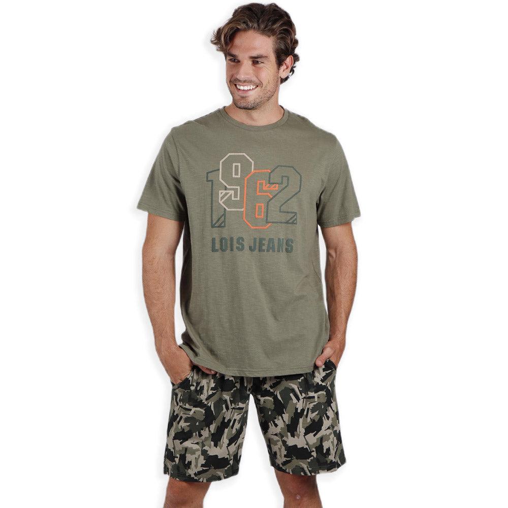 Lois Pigiama Estivo Corto da Uomo 55378 S25 - Passarelli Biancheria