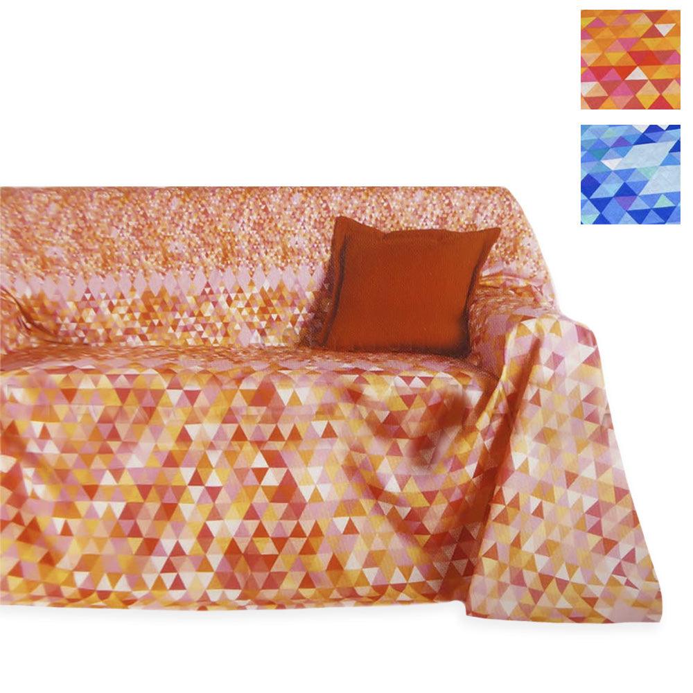 Maè Telo Arredo Copriletto Matrimoniale in Cotone Percalle Tableau S30 - Passarelli Biancheria