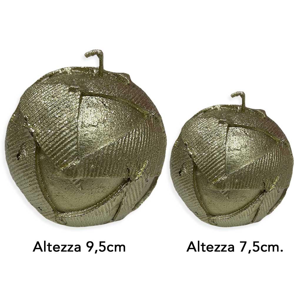 Maison Sucree Candela di Cera Star Sfera Gold Natale - Passarelli Biancheria