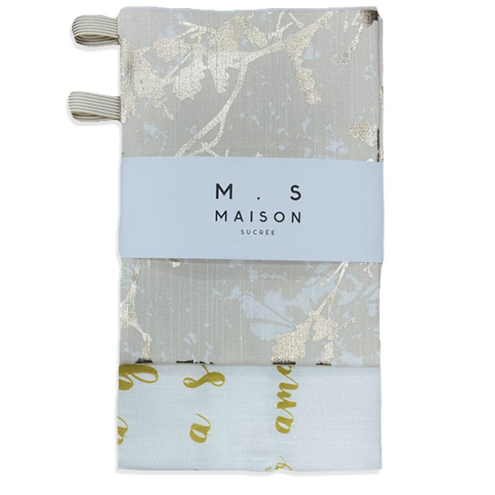 Maison Sucree Natale Gold Componi il tuo Kit - Passarelli Biancheria