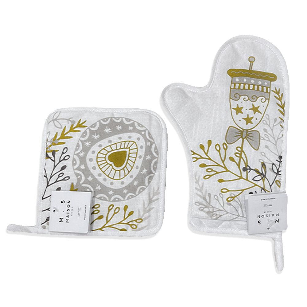 Maison Sucree Natale Gold Componi il tuo Kit - Passarelli Biancheria