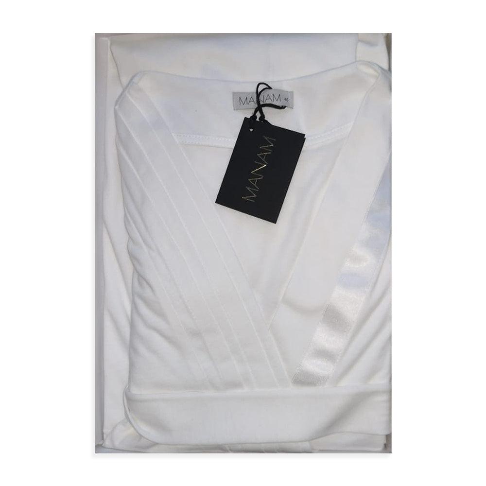 Manam Vestaglia Leggera in Cotone Maniche Lunghe da Donna 20670 S32 - Passarelli Biancheria