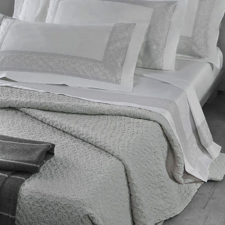 Mirabello Carrara Copriletto Estivo Matrimoniale in Cotone Brera Pompei S134 - Passarelli Biancheria