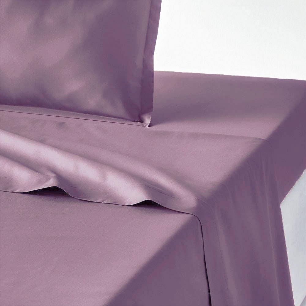 Mirabello Completo Lenzuola Matrimoniale in Percalle Tinta Unita Louisiana S84 - Passarelli Biancheria