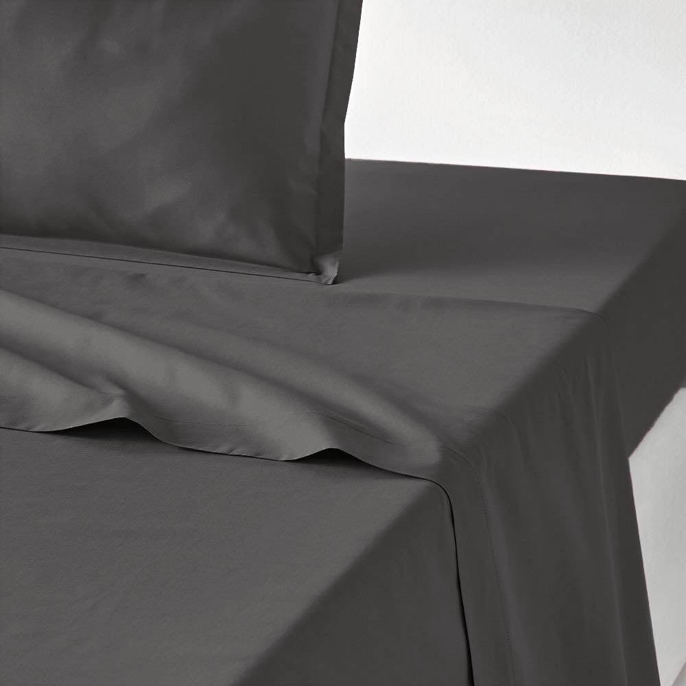 Mirabello Completo Lenzuola Matrimoniale in Percalle Tinta Unita Louisiana S84 - Passarelli Biancheria