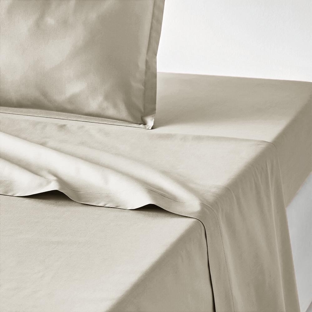 Mirabello Completo Lenzuola Matrimoniale in Percalle Tinta Unita Louisiana S84 - Passarelli Biancheria