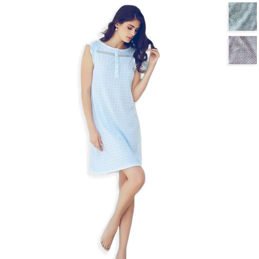 Miss Lingerie Camicia da Notte Senza Maniche Mila S50 - Passarelli Biancheria