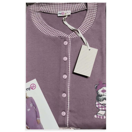 MyPi Camicia Notte Caldo Cotone Giovanile 1618 S18 - Passarelli Biancheria
