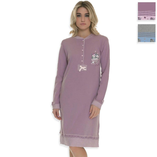 MyPi Camicia Notte Caldo Cotone Giovanile 1618 S18 - Passarelli Biancheria