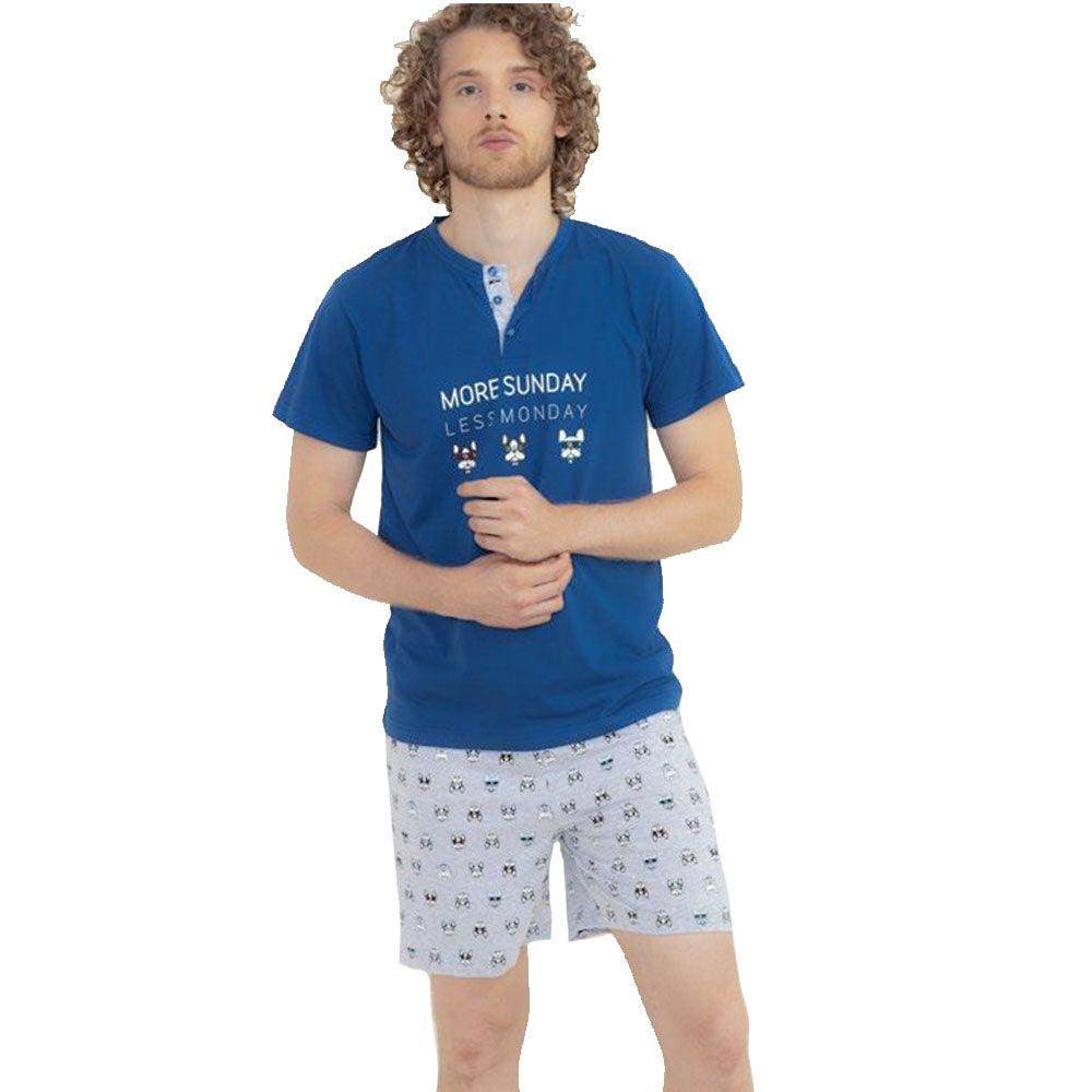 Noidinotte Pigiama Corto da Uomo FC2272 S22 - Passarelli Biancheria