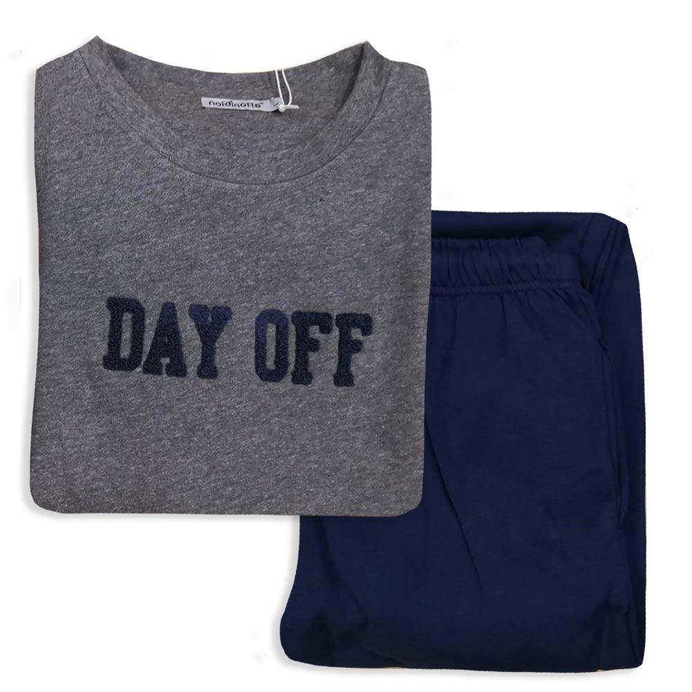 Noidinotte Pigiama Invernale Felpato da Uomo FC2371 S33 - Passarelli Biancheria