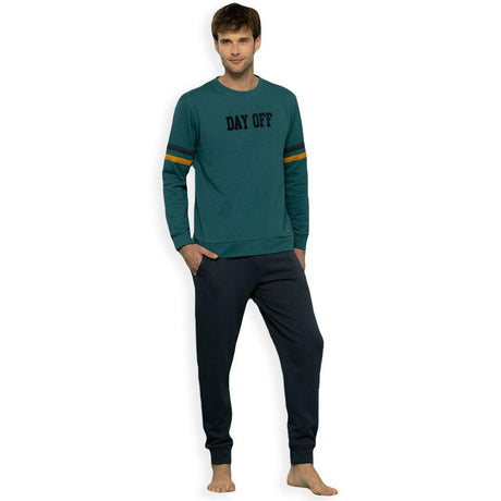 Noidinotte Pigiama Invernale Felpato da Uomo FC2371 S33 - Passarelli Biancheria