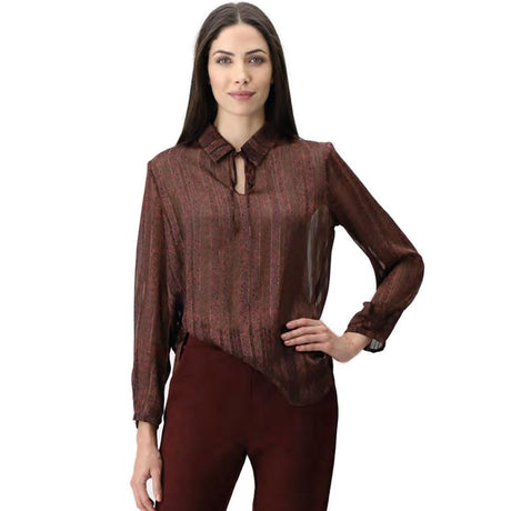 Oroblu Blusa Pull on Tops Night Print VOBT67074 S70 - Passarelli Biancheria