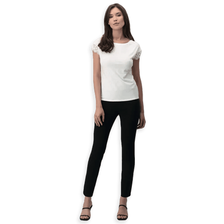 Oroblu Maglia Estiva da Donna Maniche Corte Nera VOBT67331 S40 - Passarelli Biancheria