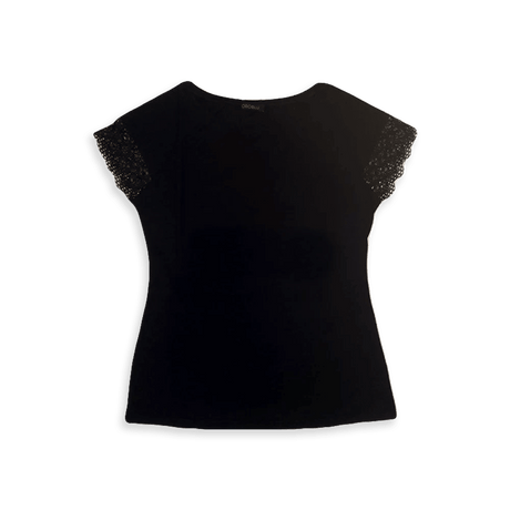 Oroblu Maglia Estiva da Donna Maniche Corte Nera VOBT67331 S40 - Passarelli Biancheria