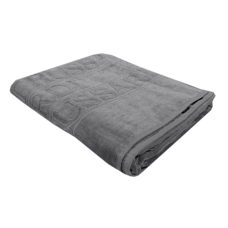 Trussardi Home Telo Bagno 100x150 in Spugna di Puro Cotone Overlogo S50 - Passarelli Biancheria