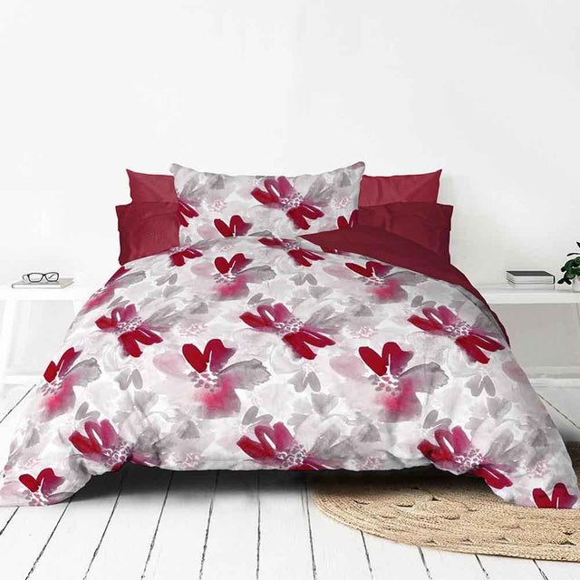 Parure Copripiumino con Federe Stampato in Microfibra Passion - Dimensioni Varie - Passarelli Biancheria