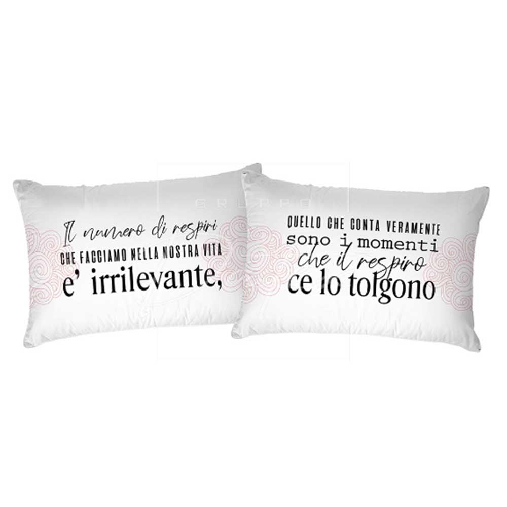 Federe Printed 52x82cm Stampata Messaggi D12 - Passarelli Biancheria