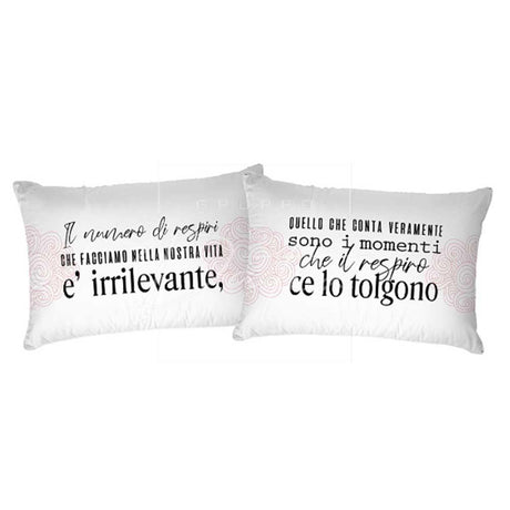 Federe Printed 52x82cm Stampata Messaggi D12 - Passarelli Biancheria