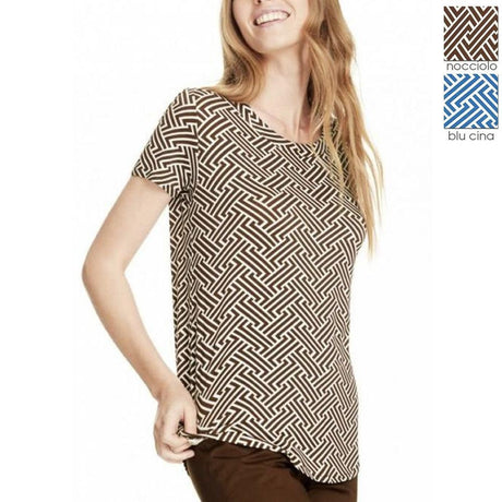 Ragno Maglietta Donna Estiva in Viscosa Maniche Corte 712027 S23 - Passarelli Biancheria