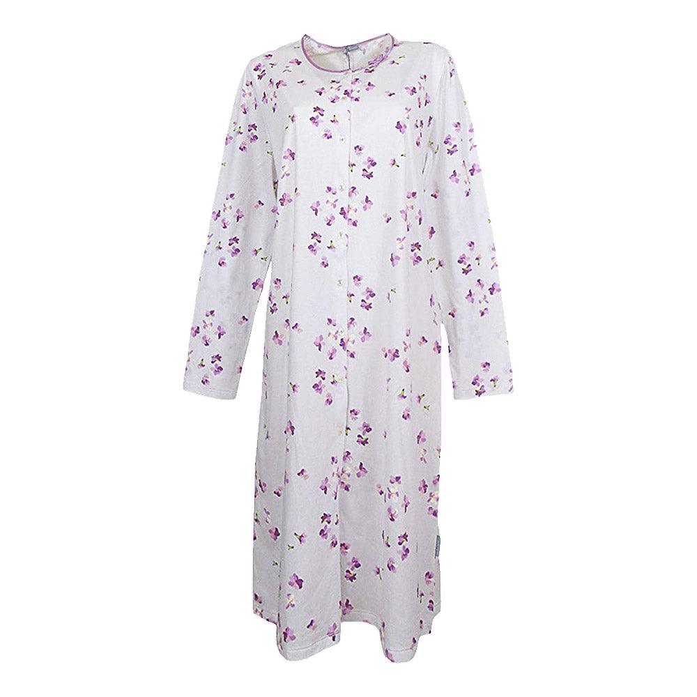 Ragno Camicia da Notte Cotone Jersey Aperta N1115W S60 - Passarelli Biancheria