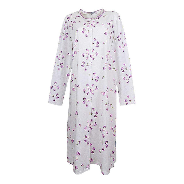 Ragno Camicia da Notte Cotone Jersey Aperta N1115W S60 - Passarelli Biancheria