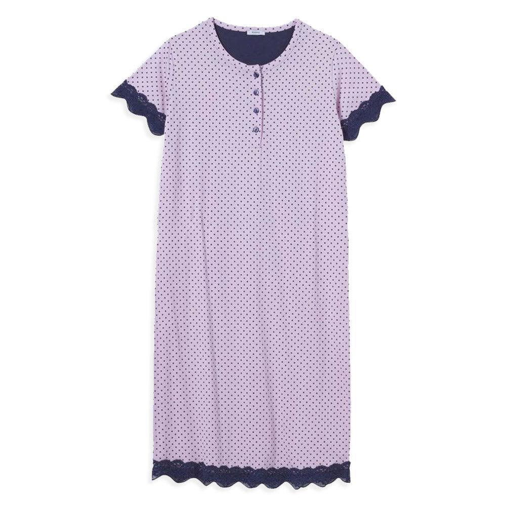 Ragno Camicia da notte Maniche Corte in jersey di cotone DC54NK S30 - Passarelli Biancheria