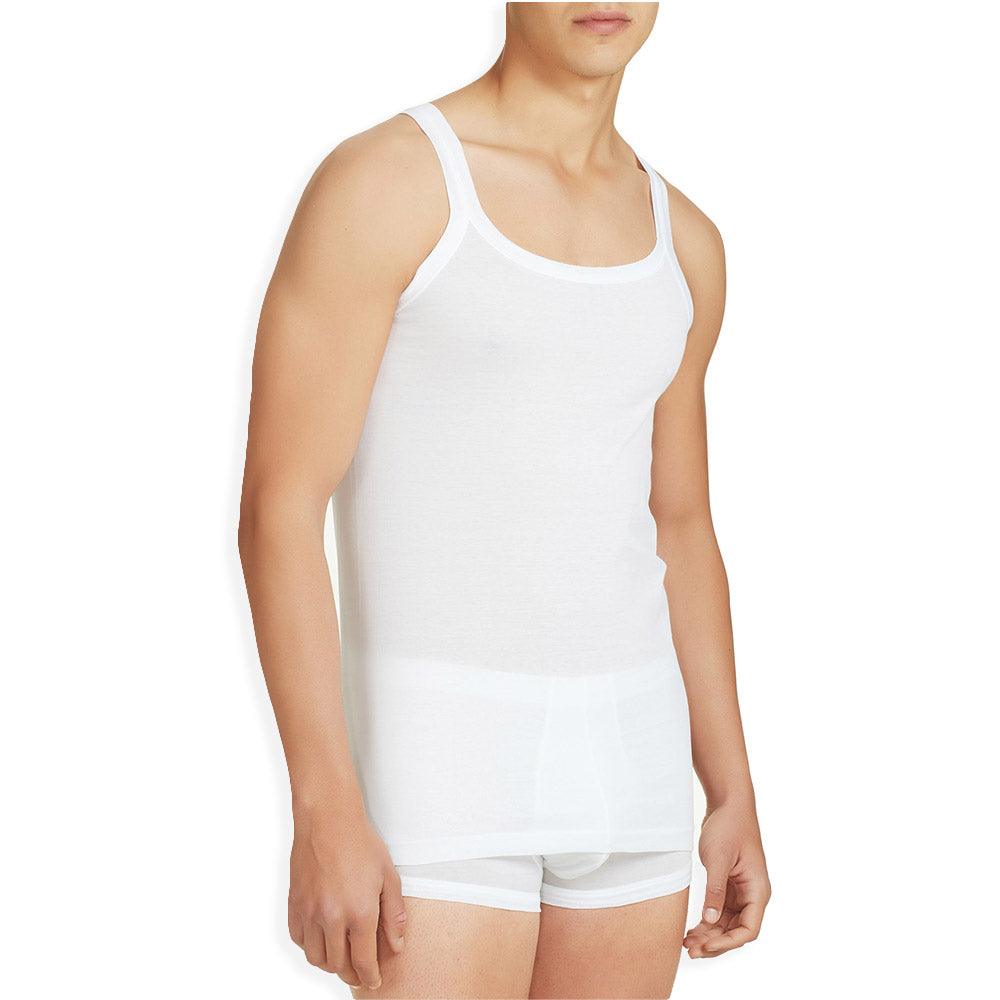 Ragno Canottiera Uomo Filo Scozia Spalla Stretta 601691 S14 - Passarelli Biancheria