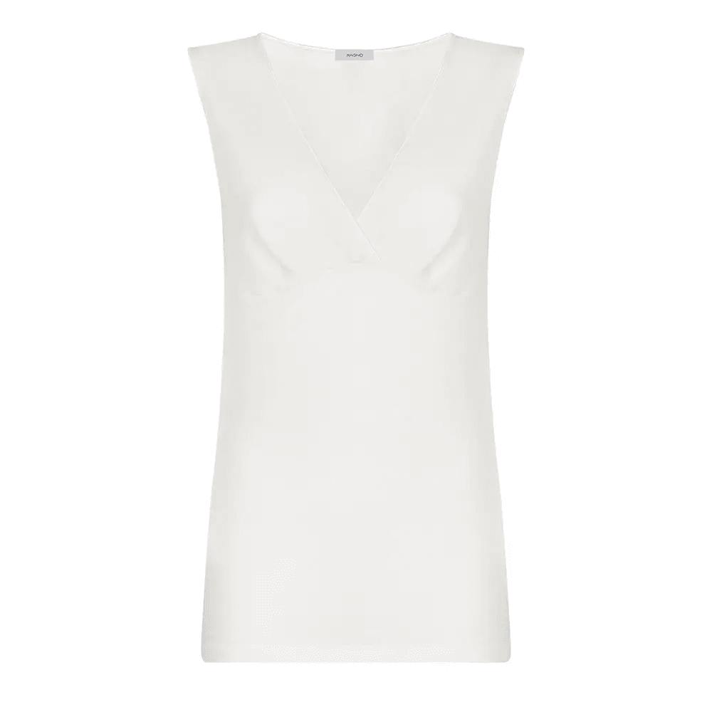 Ragno Canottiera da Donna Lana Cotone con Forme 072454 S26 - Passarelli Biancheria