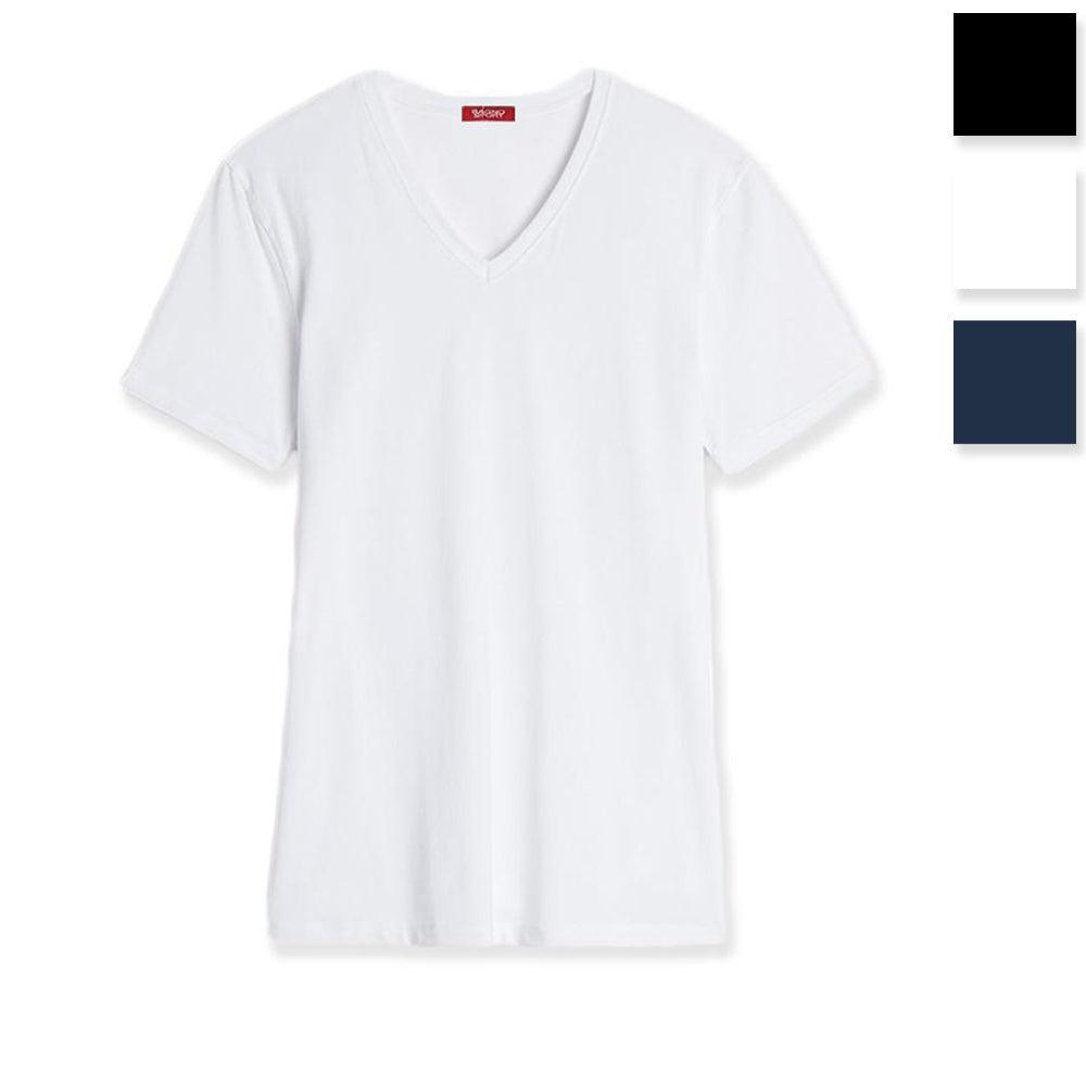 Ragno 2 Maglie Intime Uomo Cotone Scollo V Mezze Maniche 601418 S15 - Passarelli Biancheria
