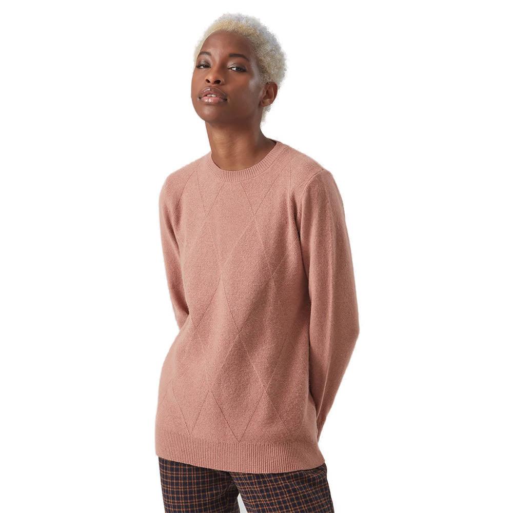 Ragno Maglia da Donna a girocollo con rombi in Cashmere Blend DE42M9 S93 - Passarelli Biancheria