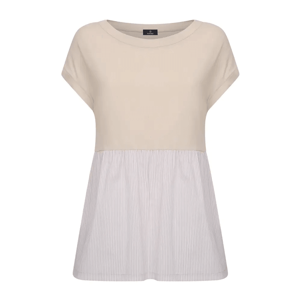 Ragno Maglietta Estiva da Donna in Ultralight e popeline DH03TX S34 - Passarelli Biancheria