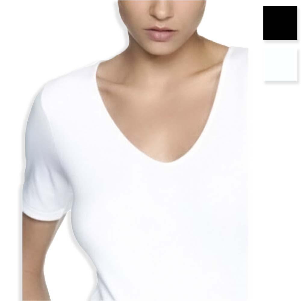 Ragno Maglietta Intima Donna in Caldo Cotone Felpato Maniche Corte 072307 S13 - Passarelli Biancheria