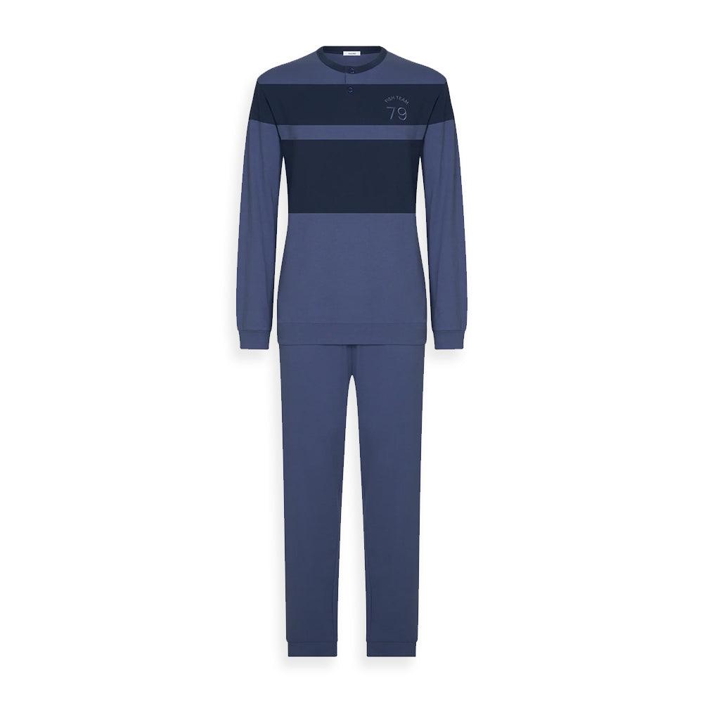 Ragno Pigiama Cotone Leggero da Uomo U649N1 S32 - Passarelli Biancheria