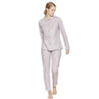 Ragno Pigiama Invernale Aperto da Donna in Caldo Cotone N13502 S28 - Passarelli Biancheria