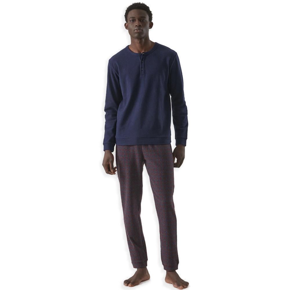 Ragno Pigiama Uomo Invernale Punto Milano U592N1 S38 - Passarelli Biancheria