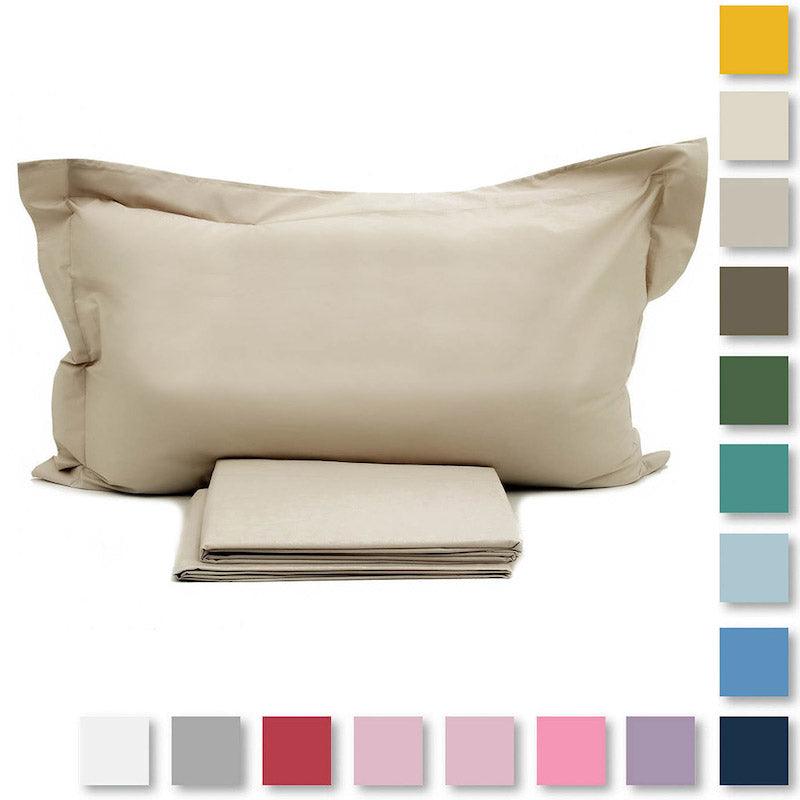 Riviera Completo Lenzuola Singole in Cotone Tinta Unita Paint D38 - Passarelli Biancheria