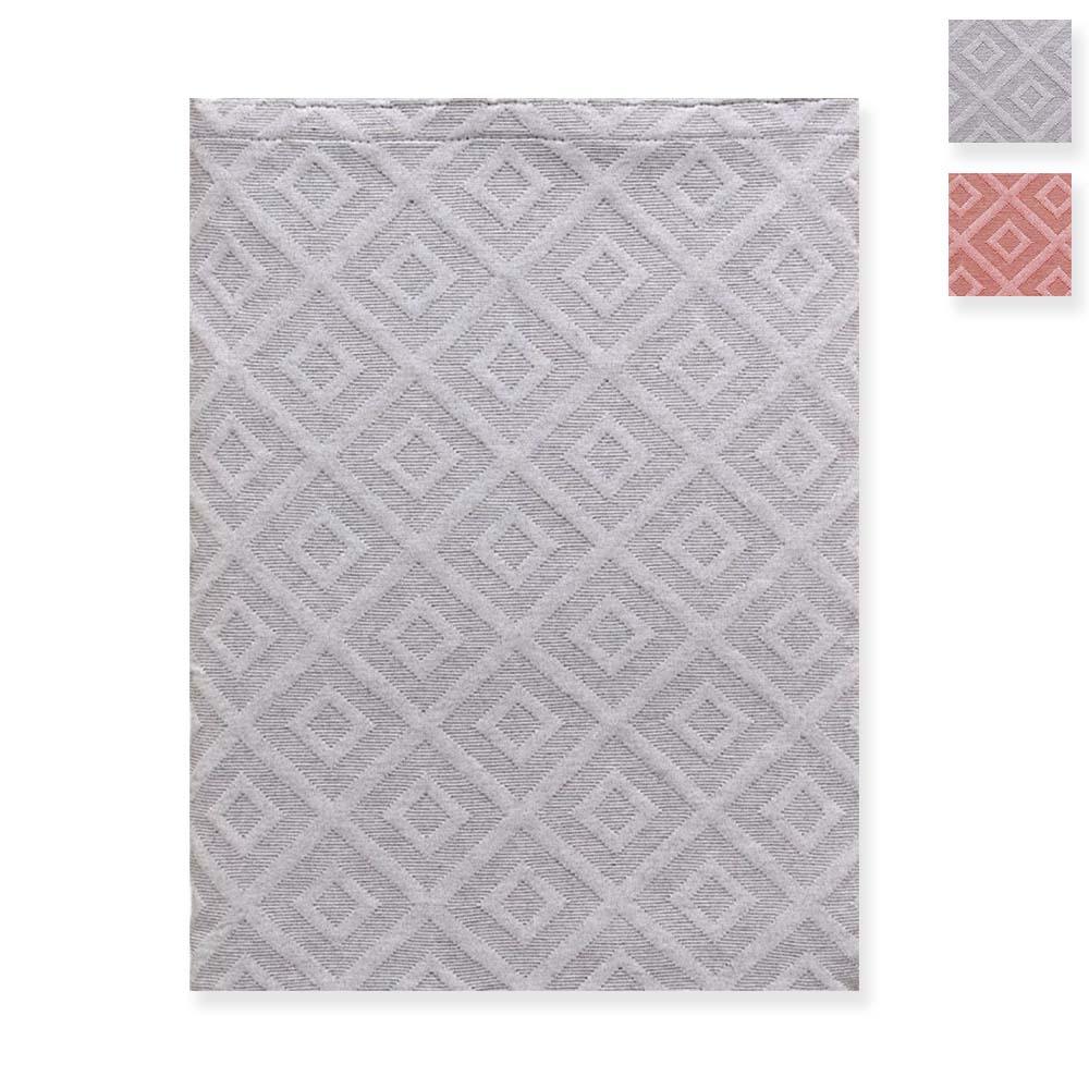 Riviera Copriletto Estivo per Letto Singolo in Cotone Rhombe - Passarelli Biancheria