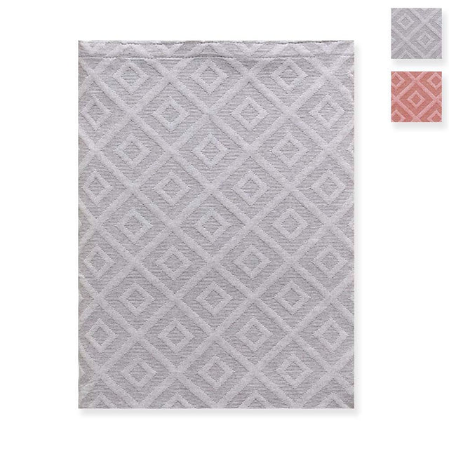 Riviera Copriletto Estivo per Letto Singolo in Cotone Rhombe - Passarelli Biancheria