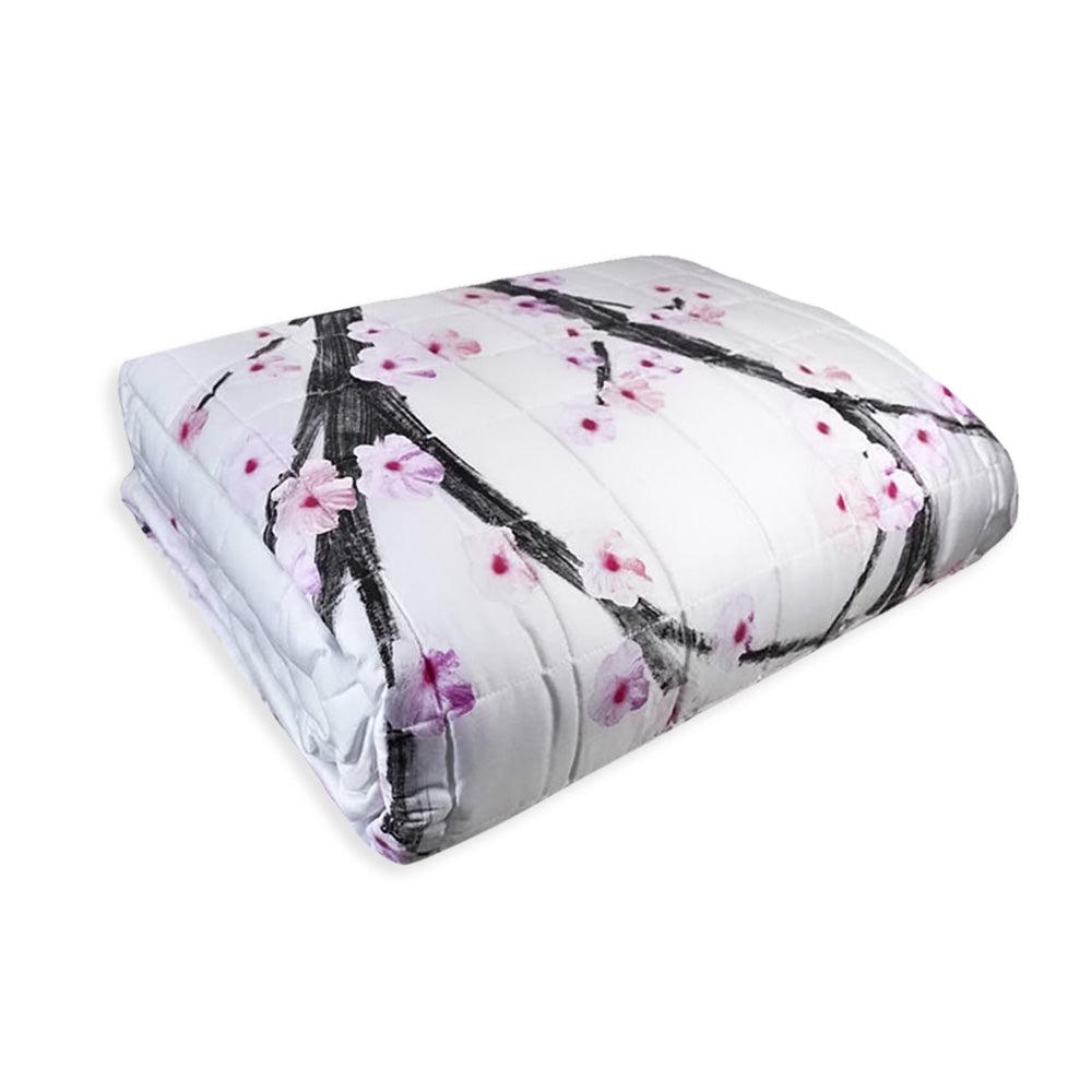 Riviera Copriletto Trapuntato Matrimoniale Stampa Dipinta Arles S90 - Passarelli Biancheria