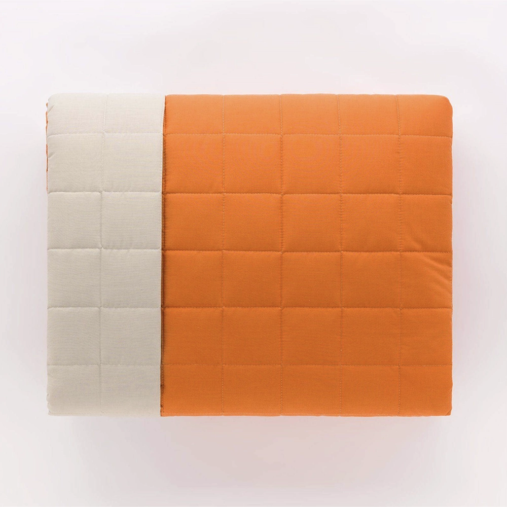 Riviera Paint Single Double Face Quilted Cotton Bedspread - B60