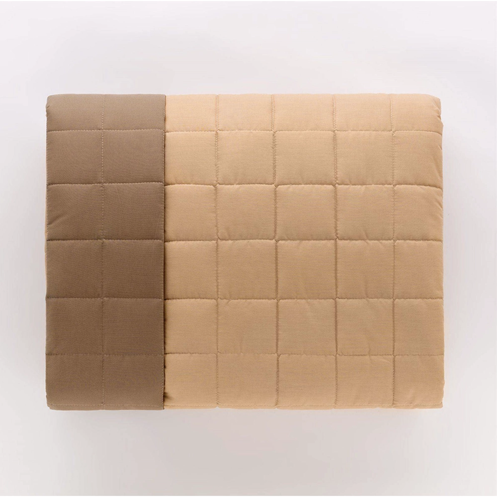 Riviera Paint Single Double Face Quilted Cotton Bedspread - B60