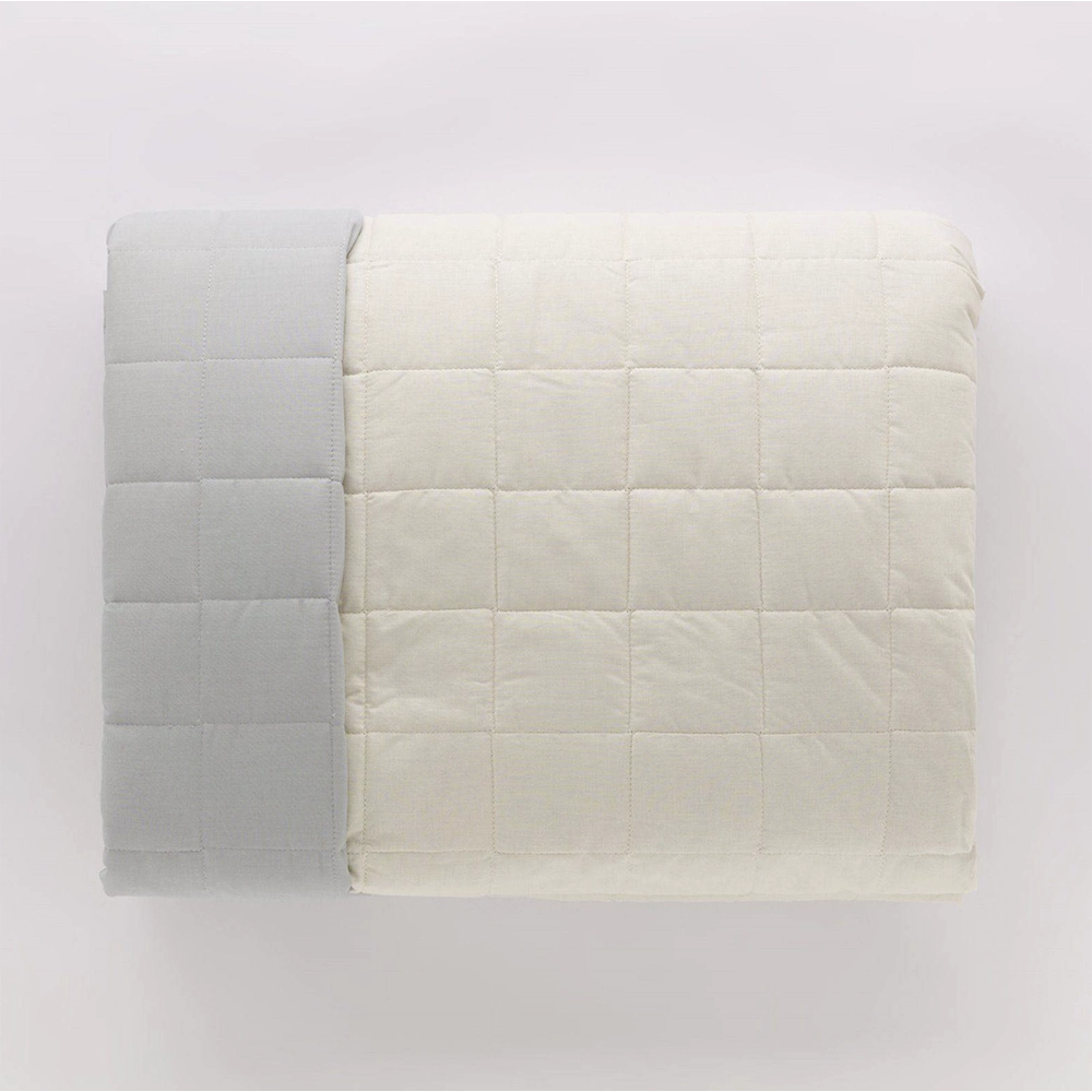 Riviera Paint Single Double Face Quilted Cotton Bedspread - B60