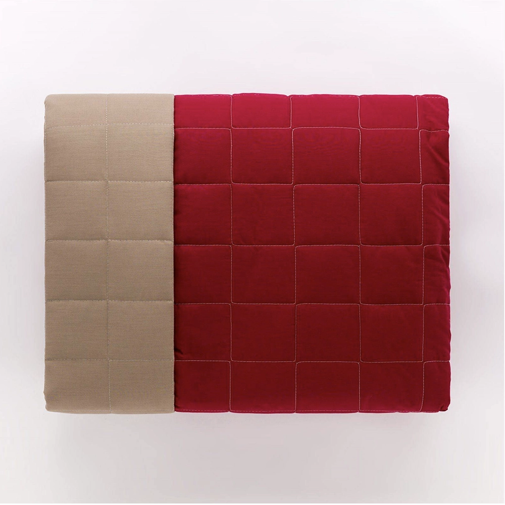Riviera Paint Single Double Face Quilted Cotton Bedspread - B60