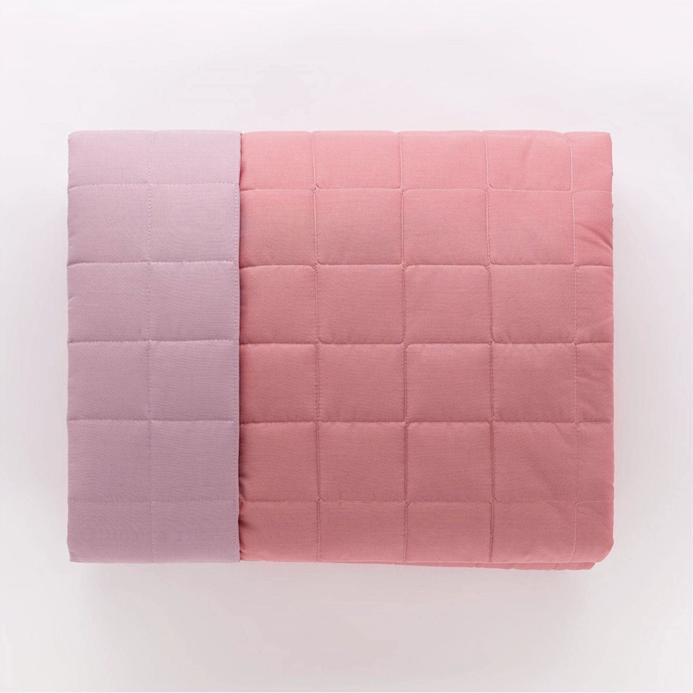 Riviera Paint Single Double Face Quilted Cotton Bedspread - B60