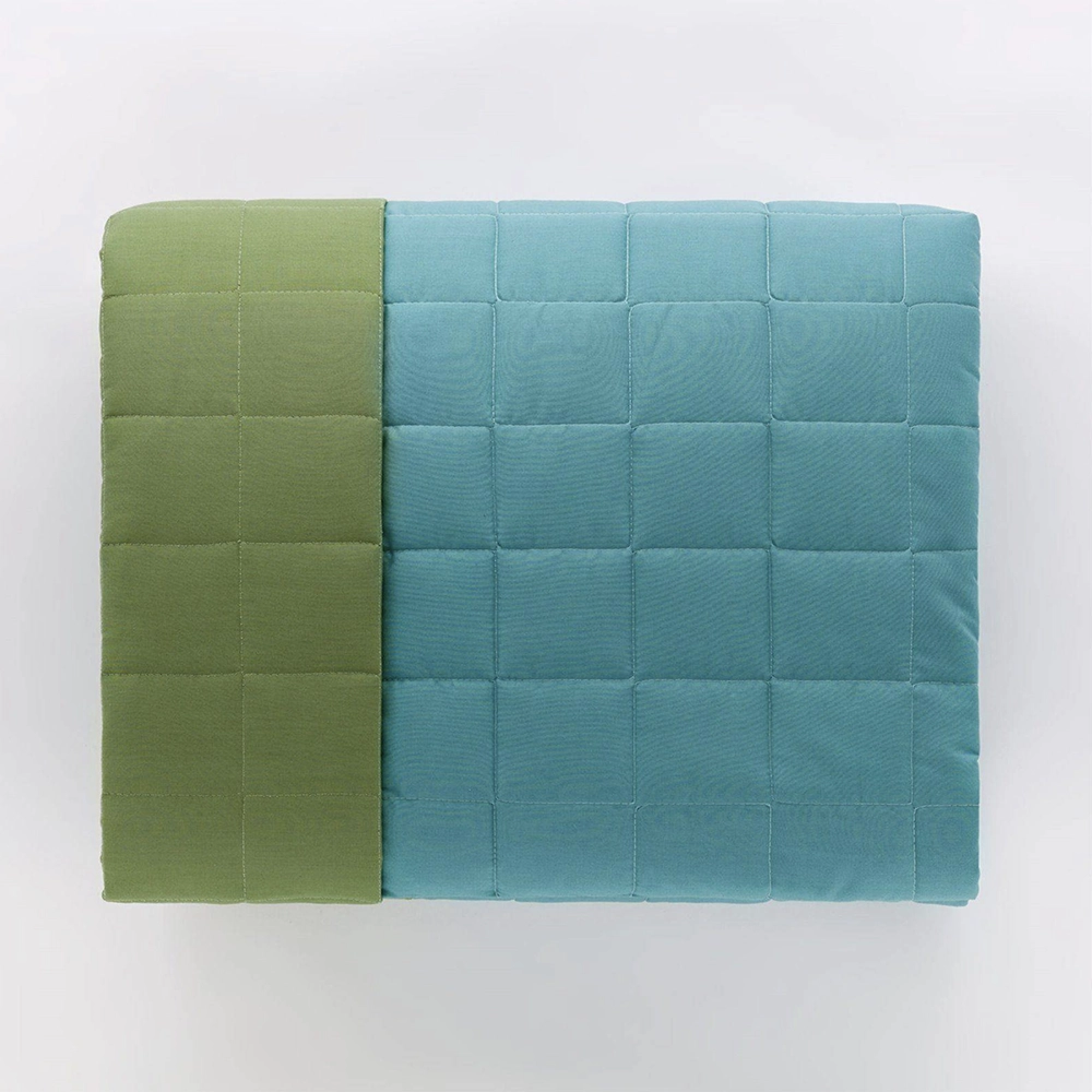 Riviera Paint Single Double Face Quilted Cotton Bedspread - B60