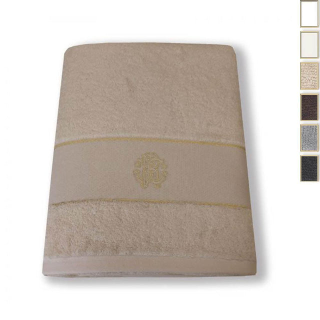 Roberto Cavalli Telo Bagno Spugna Gold New S60 - Passarelli Biancheria