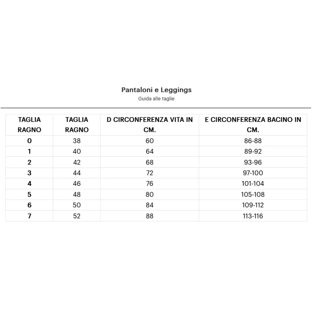 Ragno Pantalone da Donna in piquet di cotone elasticizzato DC61PB S28 - Passarelli Biancheria