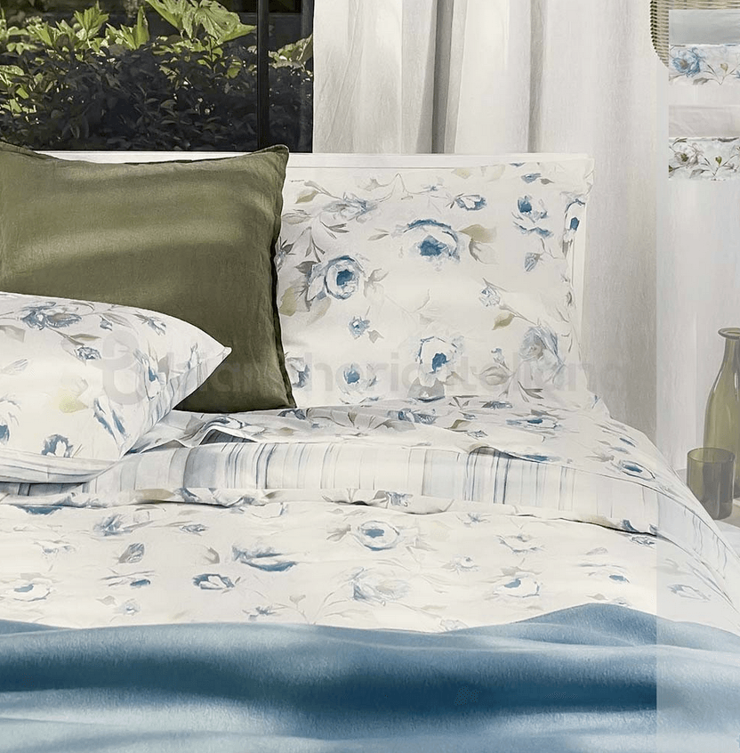 Fazzini Parure Copripiumino Matrimoniale Pergolato D75 - Passarelli Biancheria