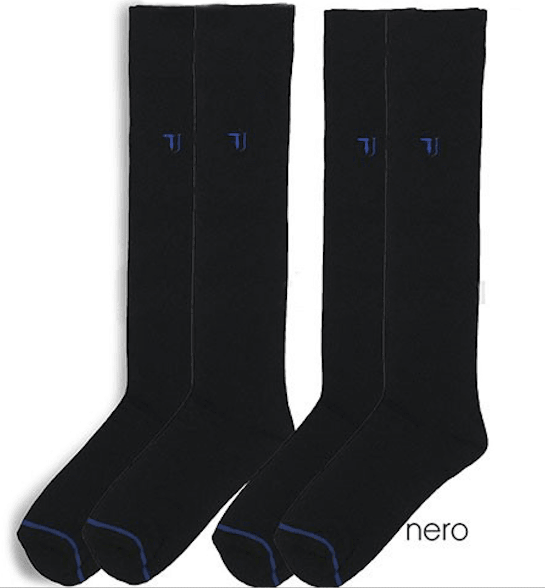 Trussardi Jeans Underwear Confezione 2 Paia Calzini Lunghi Uomo TR013S S84 - Passarelli Biancheria